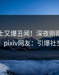 业内人士又爆丑闻！深夜刚刚流出丑闻，pixiv网友：引爆社交圈