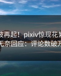 刚刚风波再起！pixiv惊现花絮，网红无奈回应：评论数破万