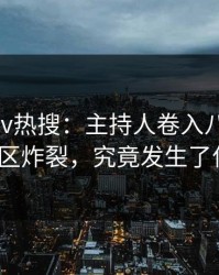 昨晚Pixiv热搜：主持人卷入八卦事件，评论区炸裂，究竟发生了什么？