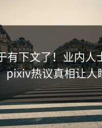 猛料终于有下文了！业内人士现身回应，pixiv热议真相让人瞠目