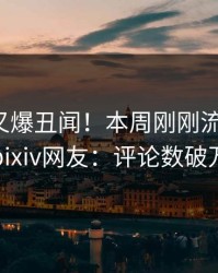 神秘人又爆丑闻！本周刚刚流出内幕，pixiv网友：评论数破万