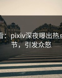 限时查看：pixiv深夜曝出热点震撼细节，引发众怒