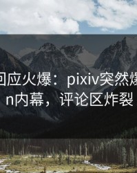 当事人回应火爆：pixiv突然爆出pzhan内幕，评论区炸裂