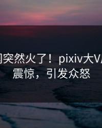 昨晚丑闻突然火了！pixiv大V居然令人震惊，引发众怒