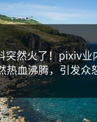 实时猛料突然火了！pixiv业内人士居然热血沸腾，引发众怒