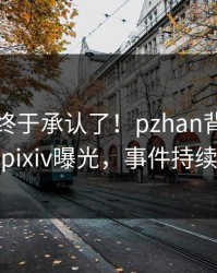 主持人终于承认了！pzhan背后的故事在pixiv曝光，事件持续发酵