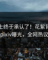 业内人士终于承认了！花絮背后的故事在pixiv曝光，全网热议不断