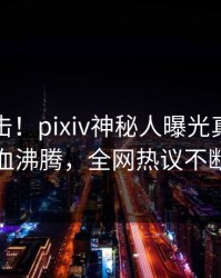 昨晚直击！pixiv神秘人曝光真相，热血沸腾，全网热议不断