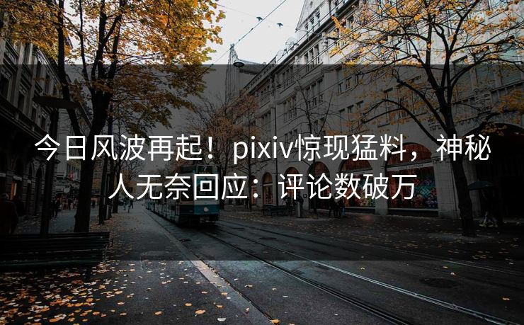 今日风波再起！pixiv惊现猛料，神秘人无奈回应：评论数破万
